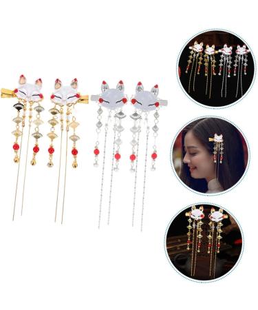 COHEALI 2 pairs hair jewelry rite ball goen party hair clips for girls hair styling accessories girls hair accessory flower girl the bell walk headgear women's hair accessories alloy - Buy Online on GoSupps.com