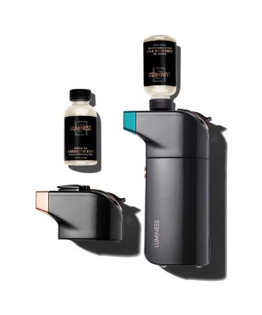 LUMINESS BREEZE DUO TANNING AIRBRUSH SYSTEM Gradual Tan Self Tanner Kit includes Breeze Device with Makeup Stylus Tanning Stylus & Sunless Tanning Solution - Long-Lasting Buildable Flawless Tan