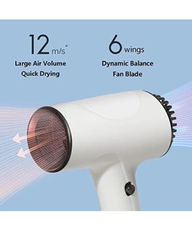 Travel Hairdrye Cordless Portable Blow Dryer Hair Dryer Cordless Rechargeable Portable Hot And Cold Fan For Travel Camping Beach Blackout Plug In And Blow Hot Air White - Buy Online on GoSupps.com