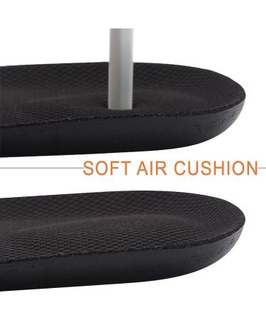 Footinsole Heel Cushion Height Insoles - Comfortable Mesh Black | Increase Height Instantly | Shoe Lifts for 1 Inch Gain - Buy Online on GoSupps.com