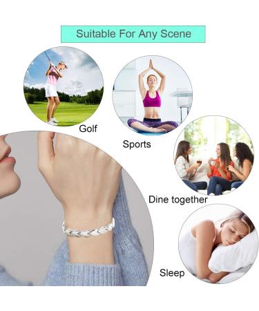 Buy Nitrolube N Magnnet for Women - Pain Relief for Arthritis & Carpal Tunnel - 20.0 cm Silver | Energy & Health Solutions - Buy Online on GoSupps.com