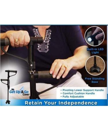 ATHUAHLR LRVTREC Crutches Multifunction Four Foot Crutches Adjustable LED Lighted Crutches Foldable Trekking Pole Aluminum Alloy Walking Stick for Outdoor - Buy Online on GoSupps.com