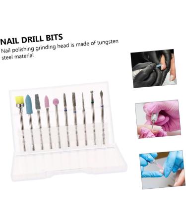Beavorty nail polisher Remove Nail Bits carbide nail drill bit professional nail drill nail drill bits drill for nails professional cleaning kit nail gel Metal Drilling tool to rotate - Buy Online on GoSupps.com