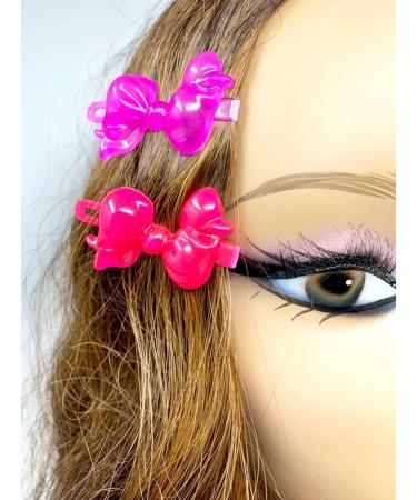 Tara Girls Self Hinge Plastic Bow Hair Barrettes Combo Pack - Set of 3 - Buy Online on GoSupps.com
