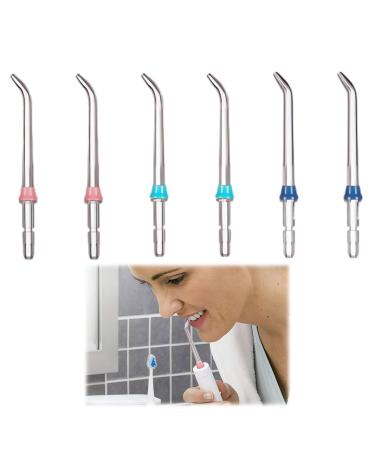 Waterpik Replacement Heads 6 Pcs Water Flosser Replacement Jet Tips Waterpik Water Flosser Heads Waterpik Tips Designed for Clean Teeth and Healthy Gums
