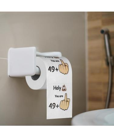 Original Funny Toilet Paper for 50th Birthday - 49 + 1 - Perfect Gift & Decoration for Men & Women - Soft 250 Sheets - Unique Joke Article - Buy Online on GoSupps.com