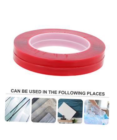 Ciieeo 2 Rolls Transparent Double-sided Tape Nail Display Board Tape Transparent Nail Tape Adhesive Nail Display Tape Double-sided Nail Tapes No Substrate Acrylic Double Sided Display Bar - Buy Online on GoSupps.com
