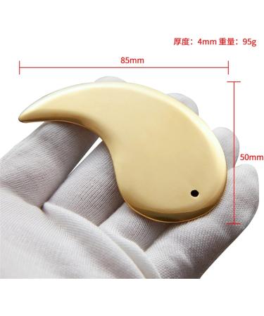 Pure Brass Copper Guasha Board Scraper Neck Body Meridian Scrapping Muscle Relaxing Acupuncture Stimulation Physical Therapy 1Pcs (Color : 3) - Buy Online on GoSupps.com