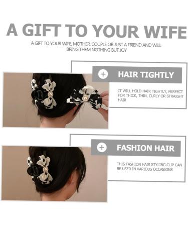 Abaodam Hairpin Hair Grab Hair Clamps Hair Bow Claw Clip Alligator Hair Clips for Bows Jaw Hair Clips Jaw Clip Bow Hair Clip Hair Claw Ponytail Holder Pearl Christmas Cloth Women's - Buy Online on GoSupps.com