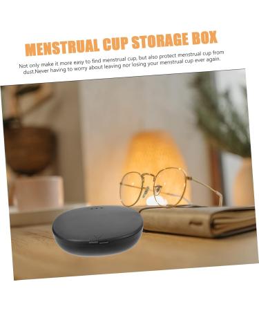 Buy Gleavi Silicone Shell - 10 Piece Storage Box & Portable Cup Holder for Menstrual Cups & Pacifiers | Travel Hygiene Container - Black - Buy Online on GoSupps.com