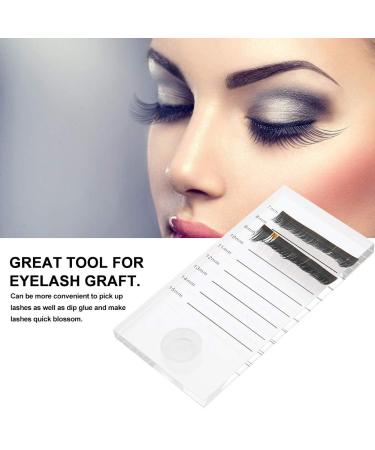 Eyelash Extension Stand & Acrylic Palette | Professional Makeup Tool with Glue Holder for Perfect Lashes - Shop Internationally - Buy Online on GoSupps.com