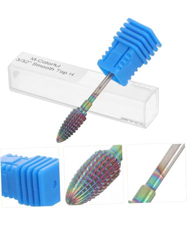 Acrylic Nails Acrylic Drill Bits Manicure Drill Bit Nail Salon Tool Nail Drill Bit Nail Bits for Women Exfoliating Nail Clippers Pusher Grinding Head Women's Nail Flakes Plastic 5.4x1.2cm Colorful - Buy Online on GoSupps.com