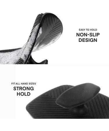 Men's Advanced Silicone Body Scrubber - Nourishing Exfoliating Skin Care Tool - Buy Online on GoSupps.com