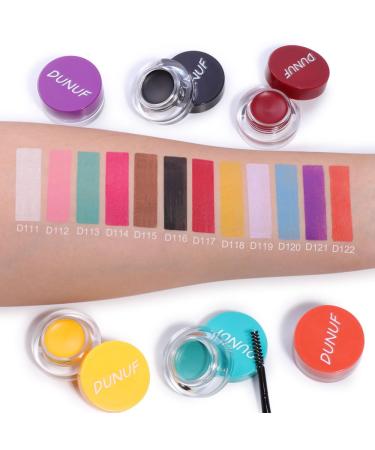 High Pigment Eye Shadow & 12 Color Lip Tint - Waterproof Multi-Function Body & Face Makeup Cream for Halloween & Daily Use - Buy Online on GoSupps.com