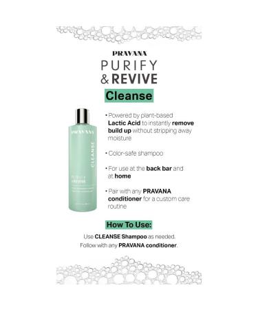 Pravana Purify & Revive Mineral Diminishing Shampoo - Remove Hard Water Deposits Hydrate & Volumize - 11 Fl Oz - Buy Online on GoSupps.com