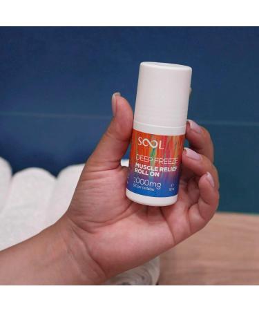 SOOL Cr me Roll-On Effet Froid Intense CBD 50ml 1000mg I Pour les Articulations et les Muscles | Application Facile - Buy Online on GoSupps.com