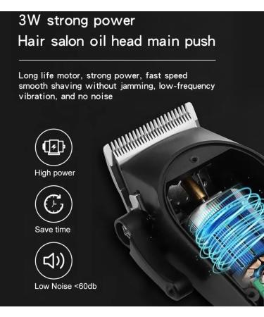 Rechargeable Hair Clippers for Men - Powerful Cordless Electric Trimmer & Beard Grooming Tool - Buy Online on GoSupps.com
