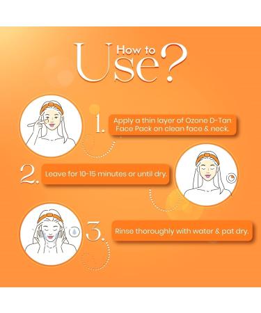 HYD DTan Face Pack Enriched with Aloe Vera Zinc Oxide & Kaolin Detan Face Pack for Men and Women All skin types Tan Removal replenishes and hydrates the skin 100g Pack of 1 - Buy Online on GoSupps.com