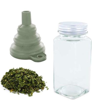 Spice Powder Bottle + Funnel + Organic Coriander Leaves 15g - Buy Online on GoSupps.com