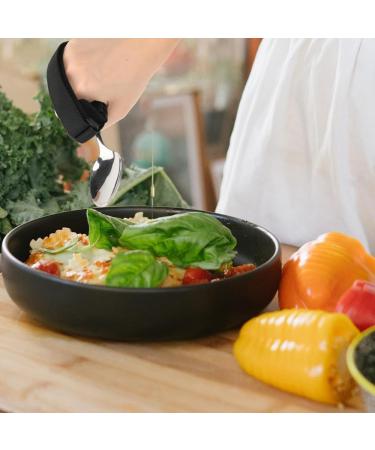 ZQFIDFYR Adaptive Utensils Universal Cuff Utensil Adjustable Holder Strap for Holding Cutlery Fork Teaspoon Tablespoon Parkinsons Utensils for Tremors Arthritis Parkinsons Elderly Adults - Buy Online on GoSupps.com