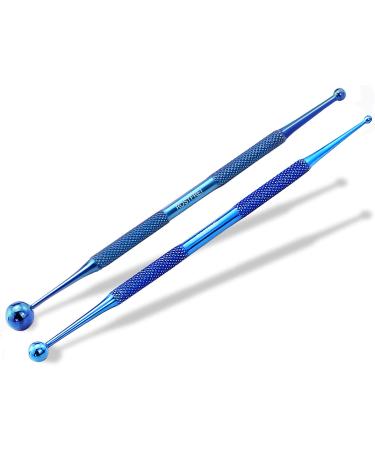 Acupressure pen set meridian pen titanium stainless steel ball 3/7 mm + 5/8 mm acupuncture pen acupressure pen massage pen 2-part