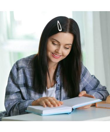 50 Pack Bulk 3.15 Inch Snap Metal Hair Clips Barrettes - Silver Hairpins for Women, Girls, and Kids - Buy Online on GoSupps.com