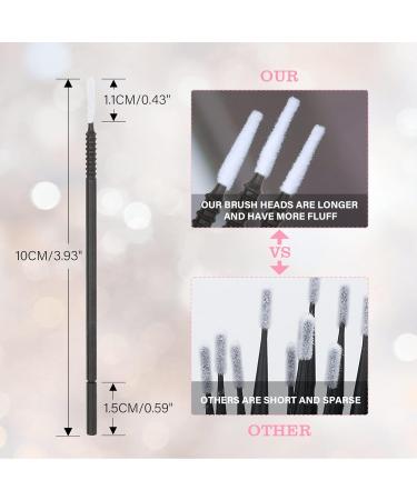 G2PLUS 200PCS Black Micro Applicator Brushes - Disposable Microfibre Swabs for Lash Lift, Extensions & Crafting - Buy Online on GoSupps.com