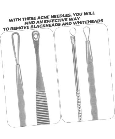 Beatifufu 1 Set Blackhead Removal Tool Cell Clip for Blackheads Professional Remover Household Blackhead Tool Needle Daily Use Blackhead Tool Stainless Blackhead Tool - Buy Online on GoSupps.com