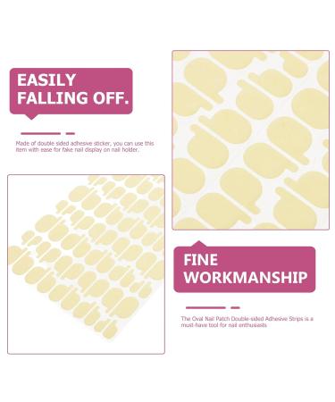 PATKAW Fake Nail Glue Sticker 6 Sheets Double-sided Nail Sticker Adhesive Super Sticky Tips False Nails Manicure Tape Fake Nails Tips DIY Nail Art Decoration - Buy Online on GoSupps.com