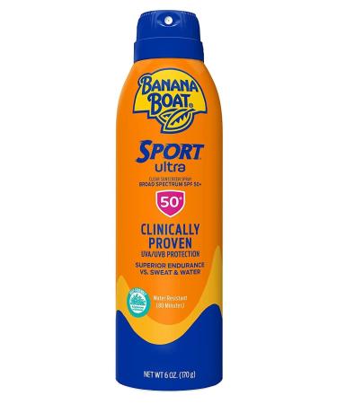 Banana Boat Continuous SPF 50+ Spray Sport 6oz (177ml) - Pack of 3 - Buy Online on GoSupps.com