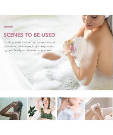 2pcs Exfoliating Bath Ball Set - Loofah Body Scrubber & Shower Sponge for Superior Bathing - Ideal Bathing Supplies for Ultimate Skin Care - Buy Online on GoSupps.com