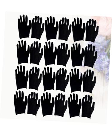 POPETPOP 12 Pairs Mens Cotton Gloves Dry Hands Gloves White Cotton Gloves Cotton Gloves for Dry Hands moisturizing Cloth Gloves Painter Gloves Gardening Gloves Finger cots Work Powder 19x10cm - Buy Online on GoSupps.com