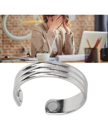 Magnetic Rings for Men & Women - Elegant Adjustable Jewelry for Fatigue Relief & Joint Pain - Silver Accessories - Buy Online on GoSupps.com