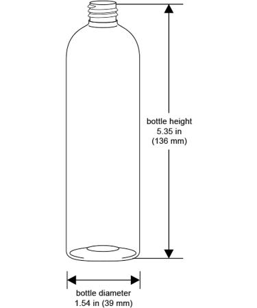 4oz Premium Essential Oil PET Plastic Bottles with Gold Disc Caps (Pack of 12) - BPA-Free and Refillable (Black) - Buy Online on GoSupps.com