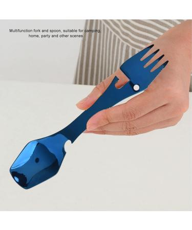 Multifunctional Spoon Bottle Opener Durable Exquisite EDC Spork Fork Spoon for Camping for Picnic - Buy Online on GoSupps.com