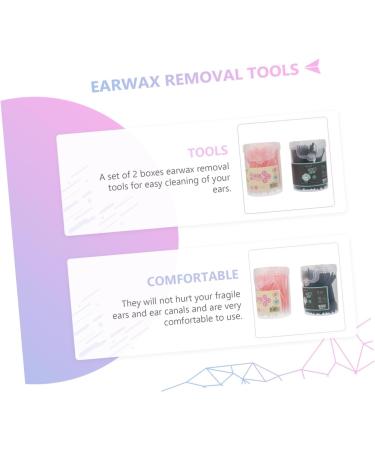 PLAFOPE 200pcs Assorted Earwax Cotton Swabs Dual- Cleaning Sticks for Personal Care Safe and Comfortable Ear Tool Random Style - Buy Online on GoSupps.com