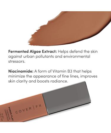 Cover FX Power Play Concealer - P Deep 3, 16-Hour Full Coverage, Crease-Proof & Transfer-Proof Formula with Pollution Defense, 0.33 Fl Oz - Buy Online on GoSupps.com