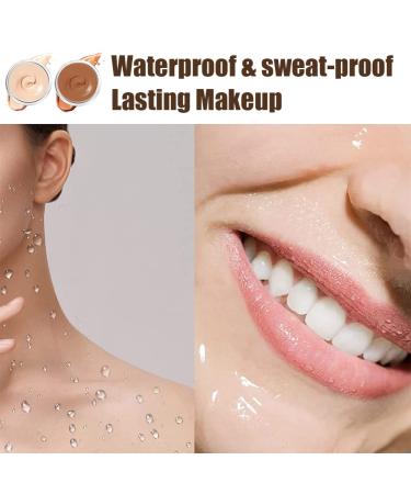 Tattoo Concealer for Dark Spots, Scars, Birthmarks, Vitiligo | Waterproof Cover Up Makeup for Men and Women (2x30ml) - Buy Online on GoSupps.com