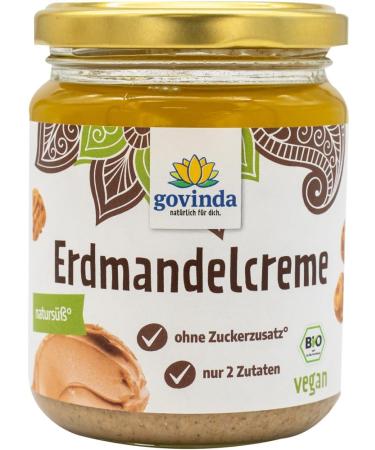  Govinda Govinda Organic Almond Cream (2 x 250 g) - Buy Online on GoSupps.com