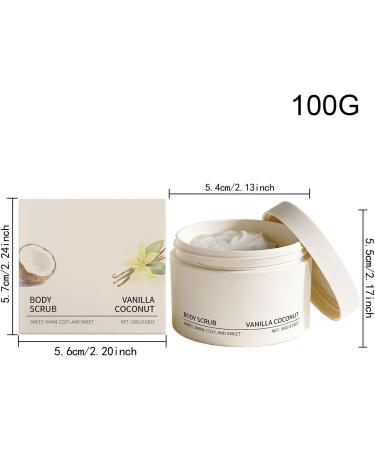  Jingmiger Body Scrub | 100g Soothing Moisturizing Personal Care Shower Gel for Bathroom Shower Daily Cleaning Travel Home Bath Time Personal Hygiene Holiday Pre-Shave - Buy Online on GoSupps.com