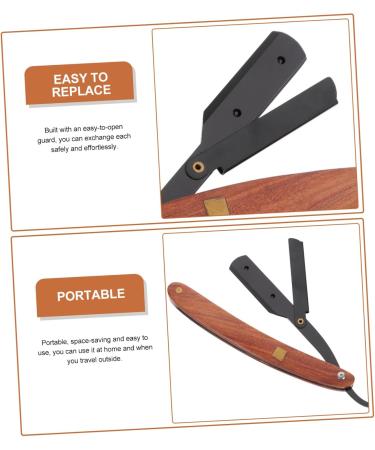 Shop Hapinary Handwalier: Safe Metal Razor Holder & Bamboo Manual Eyebrow Trimmer for Men - Premium Quality Cutlery - Buy Online on GoSupps.com