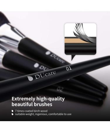 Ducare 32Pcs Professional Makeup Brushes Set - Premium Synthetic Kabuki Brushes for Foundation, Blending, Powder, Blush, Concealers, Eye Shadows - Buy Online on GoSupps.com