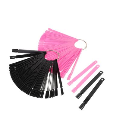 Beatifufu 200 Stuks Nail Art Display Cards Nail Art Display Plate Paint Sample Board Gel Polish Rack Metal