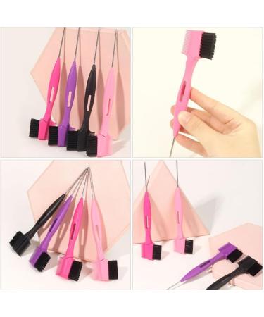 PATKAW 1 Set Double-headed Eyebrow Comb Brush Portable Eyebrow Comb Women Hair Edge Brush with Head Replacement - Buy Online on GoSupps.com