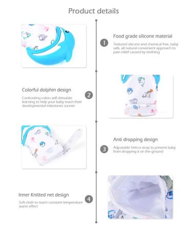 Funky Planet Bite Glove for Babies | Teething Toy & Rustling Gear | Food-Safe Silicone | Includes Bandana Bib - Buy Online on GoSupps.com