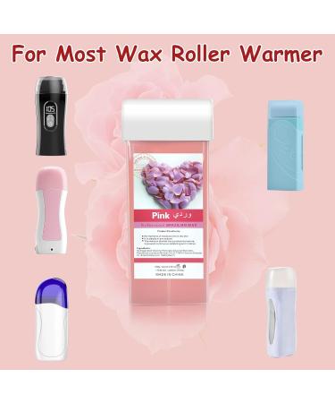 2023 New Roll on Wax Rose Hair Removal Kit - 4 Pack Cartridges with Strips and Wax Wipes - Leg, Arm, Underarm Depilatory Waxing Set - Buy Online on GoSupps.com