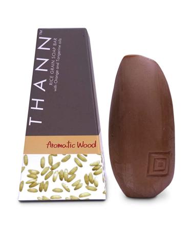 THANN Aromatic Wood Rice Grain Soap Bar 100 g. by THANN