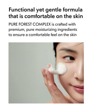 FOREST Phyton Hydra Cica Foam Cleanser 6.76 fl. oz. | Moisturizing | Low-pH | Hydrating Cleansing Wash for Sensitive Skin | Korean Skin Care | Deep Cleansing - Buy Online on GoSupps.com