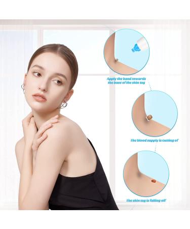 2-in-1 Skin Tag Remover Device for Small to Large Skin Tags | Easy Application in Minutes | Includes 40 Micro and Regular Bands - Buy Online on GoSupps.com